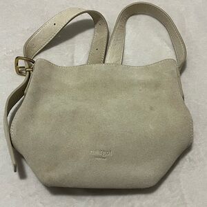 Margot New York Leather Suede Kaye Mini Bucket Bag Purse